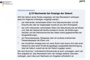 Anmeldung und Geburtsurkunde nach Alleingeburt | Meisterin der Geburt